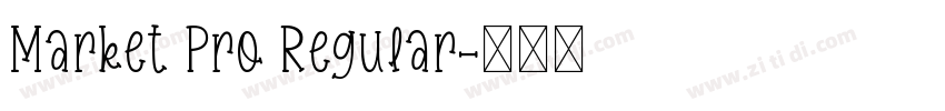Market Pro Regular字体转换